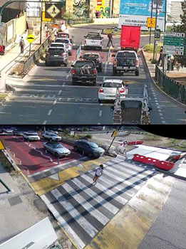 Semáforo en Avenida Los Trapenses